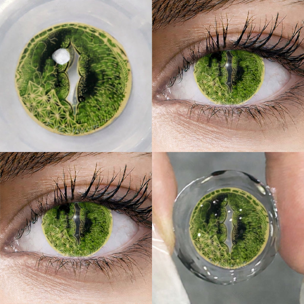 Lentilles Halloween Œil de Crocodile