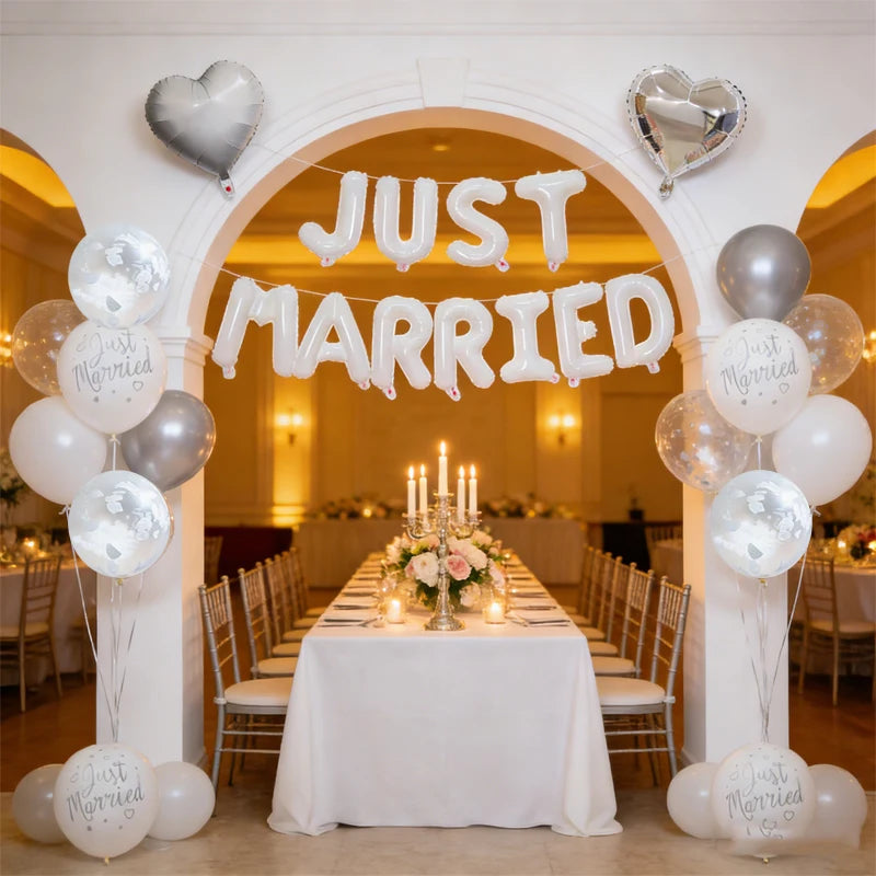 Lot de Ballons Just Married