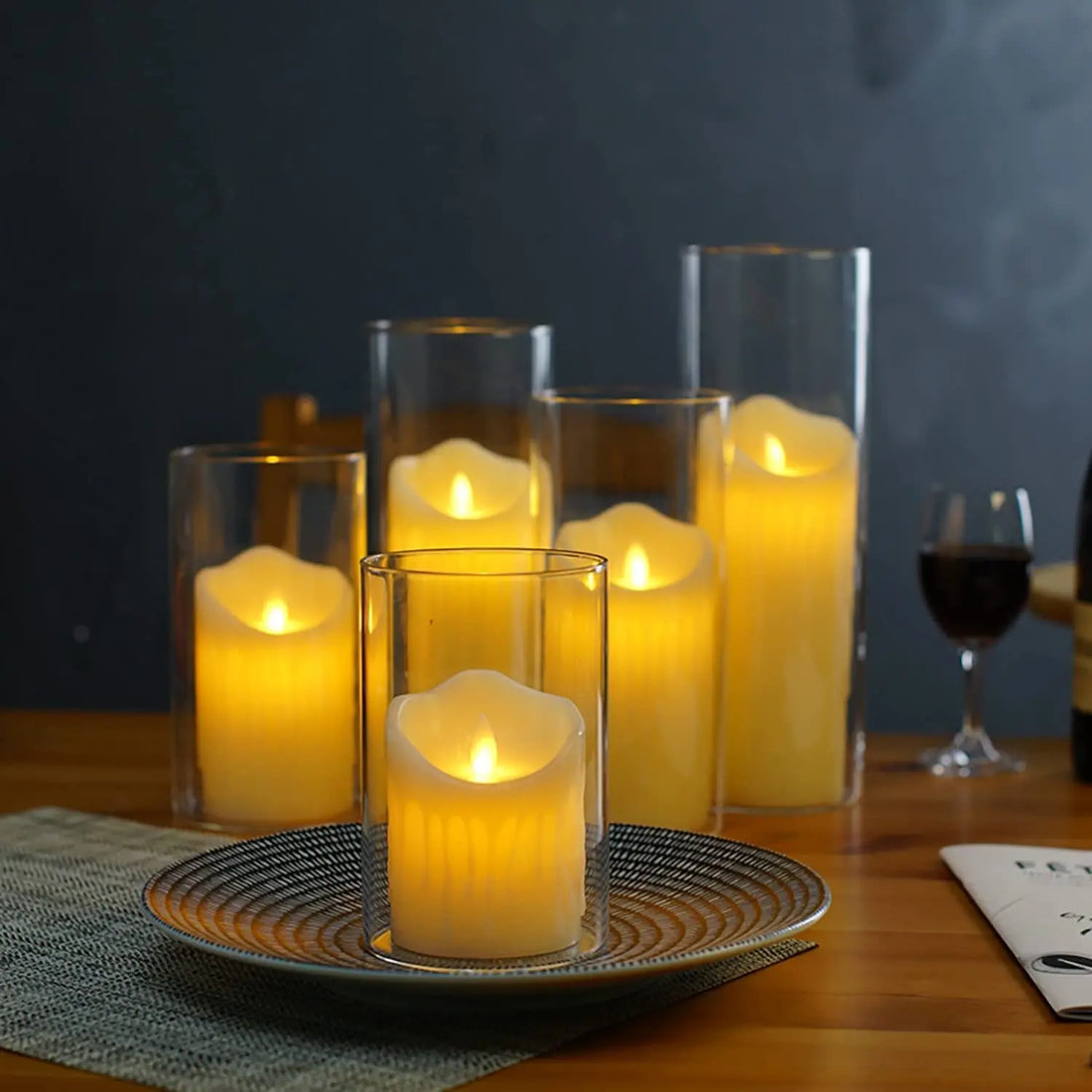 Lot de Bougies Décoratives LED Design