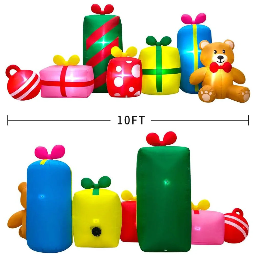 Lot de Cadeaux Gonflables Noël Dimension