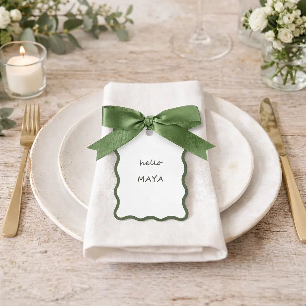 Marque Place Epuré à Ruban Mariage