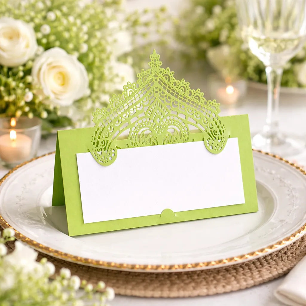 Marque Place Mariage en Carton de Qualité