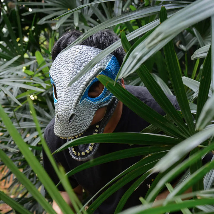 Masque Dinosaure à Mâchoire Amovible