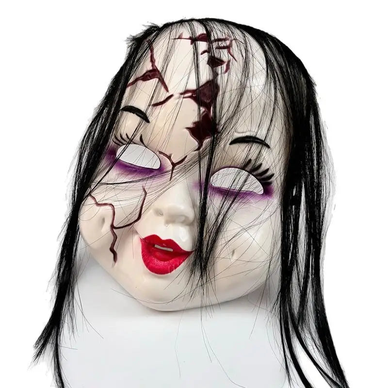 Masque Halloween Poupée Terrifiante Durable