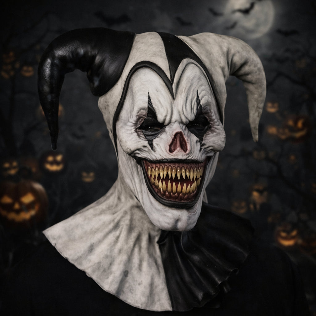 Masque Joker Noir et Blanc