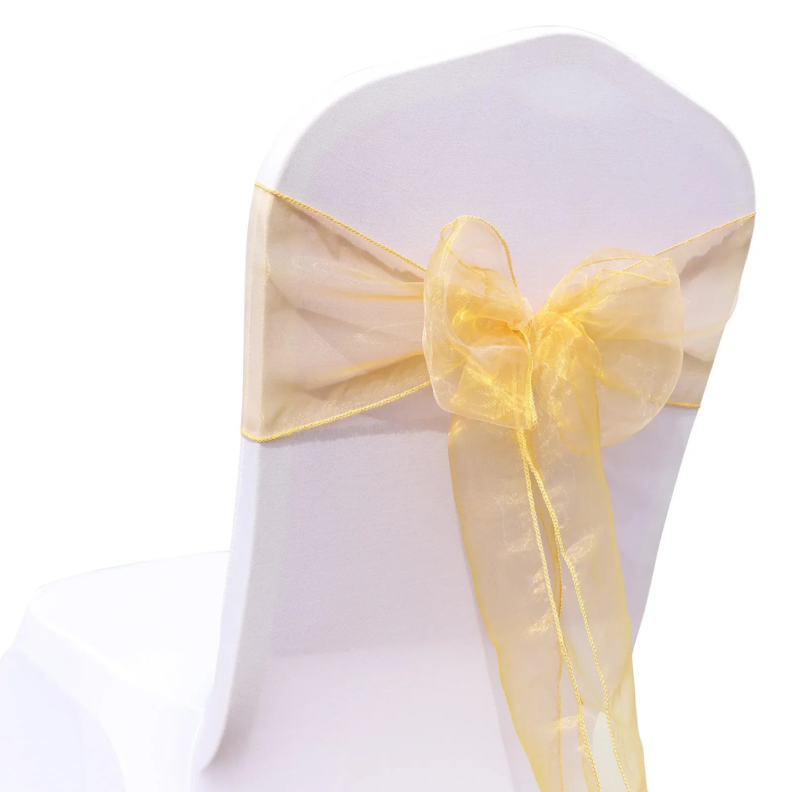 Nœud de Chaise Mariage Or Chic