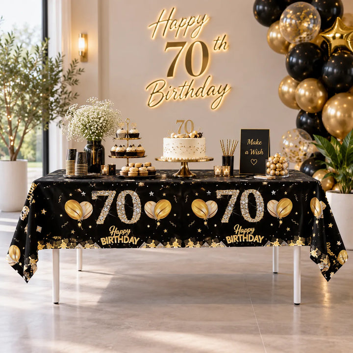 Nappe Anniversaire 70 ans 