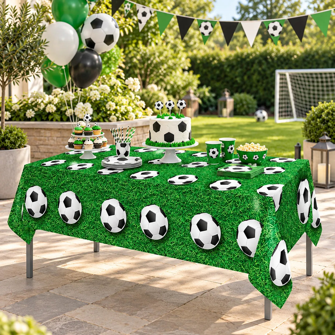 Nappe Anniversaire Football Epuré Originale