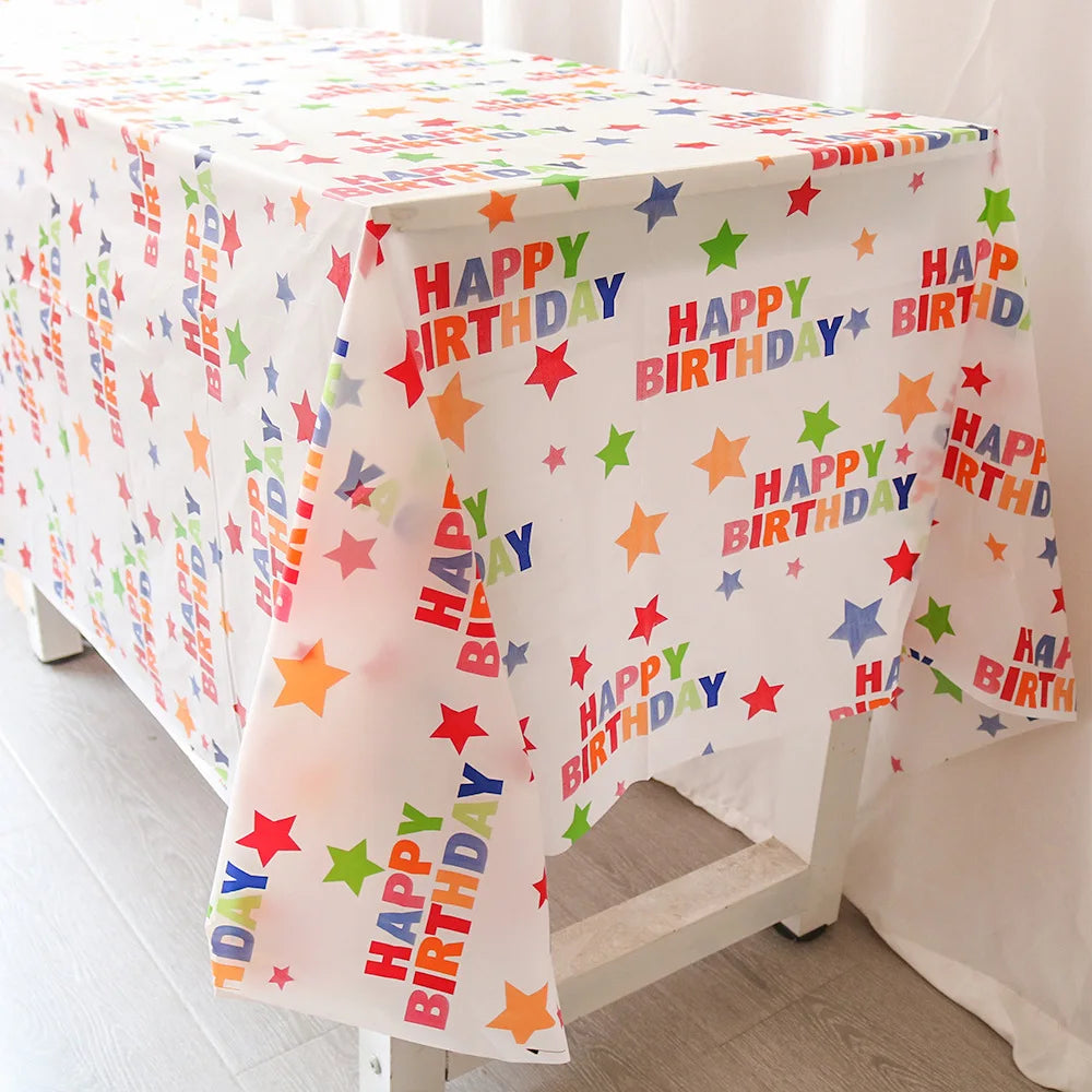 Nappe Anniversaire Happy Birthday