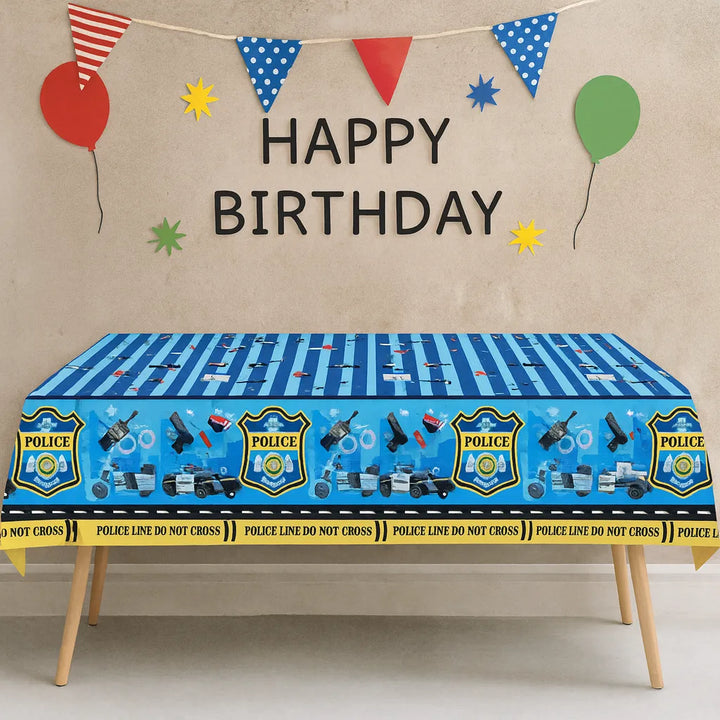 Nappe Anniversaire Police