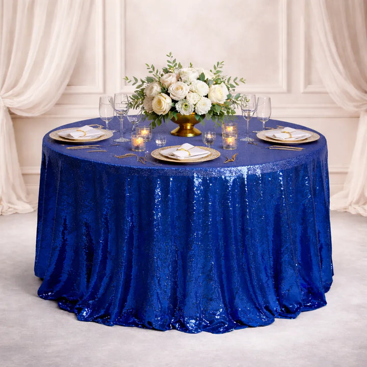 Nappe Bleu Roi Mariage