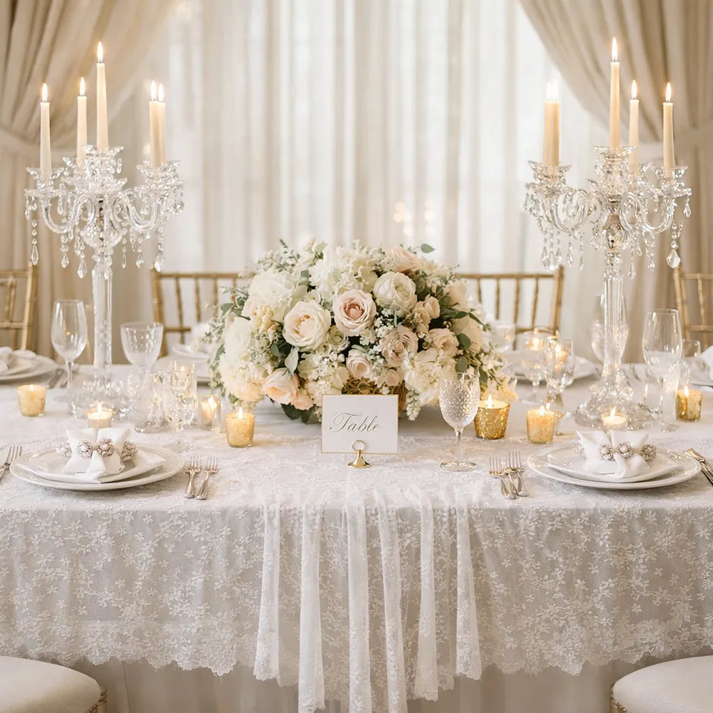 Nappe Dentelle Fleurie