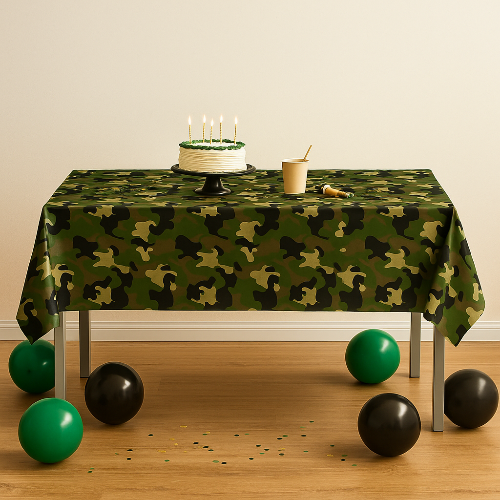 Nappe Jetable Camouflage