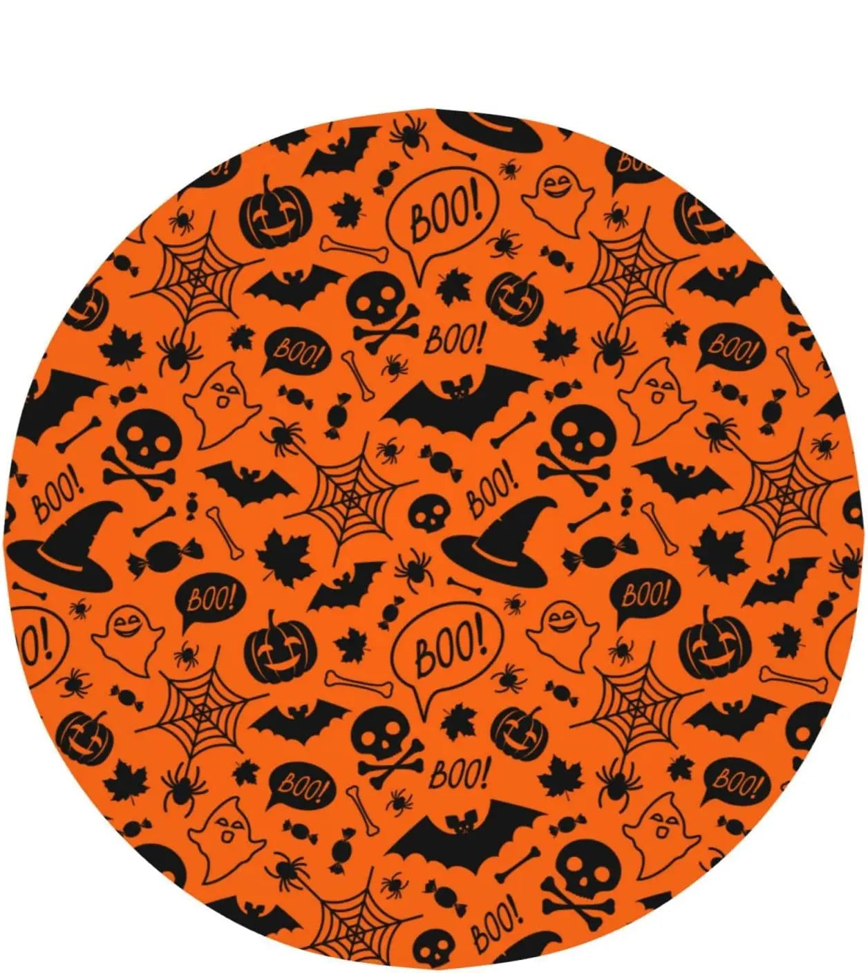 Nappe Ronde Halloween Moderne