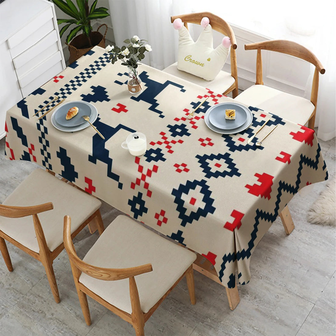 Nappe de Noël Moderne Rennes