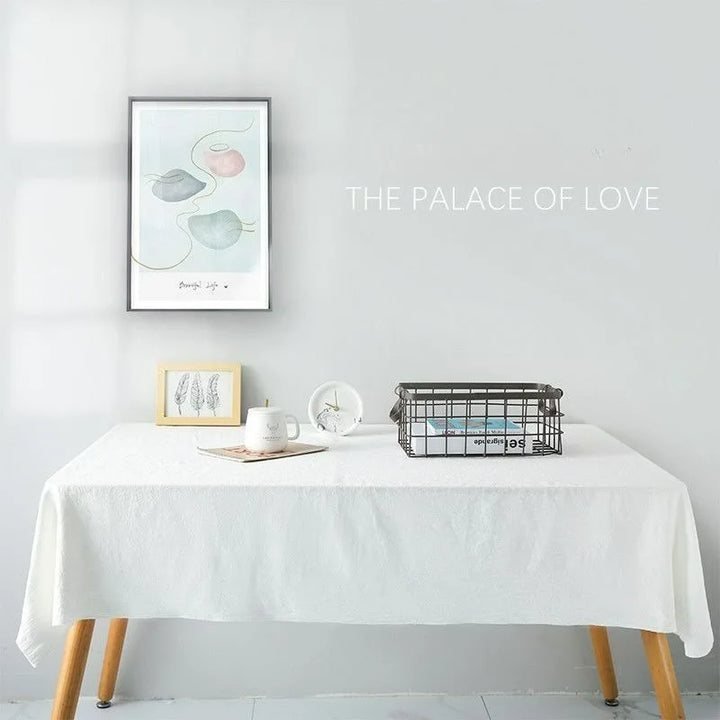 Nappe de Table Blanche Epurée