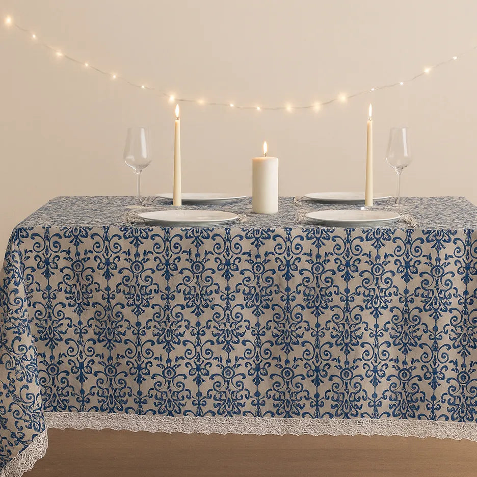 Nappe de Table à Dentelles Arabesque1