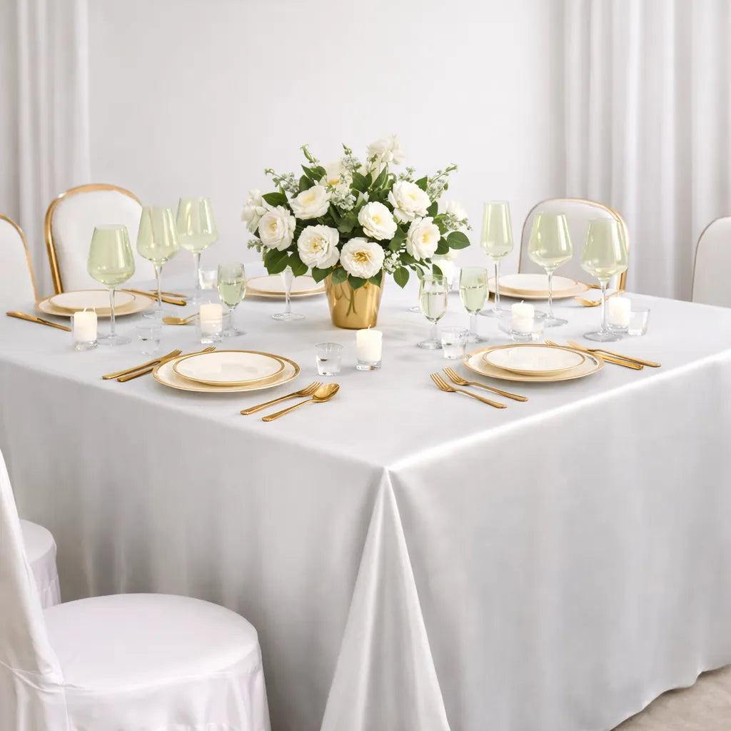 Nappe en Satin pour Mariage