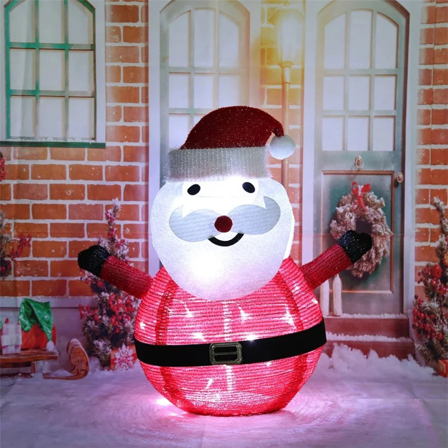 Père Noël Lanterne Lumineuse Stylé
