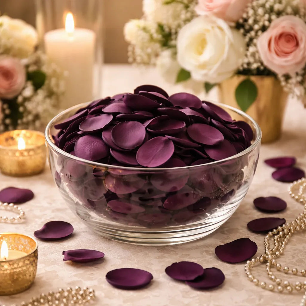 Pétales Mariage Violet Foncé 