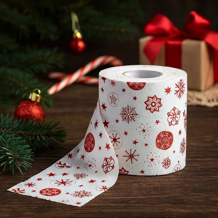 Papier Toilette Flocons de Neige Chic