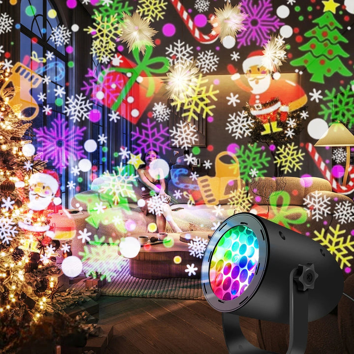 Petit Projecteur À Motifs Noël Féérique