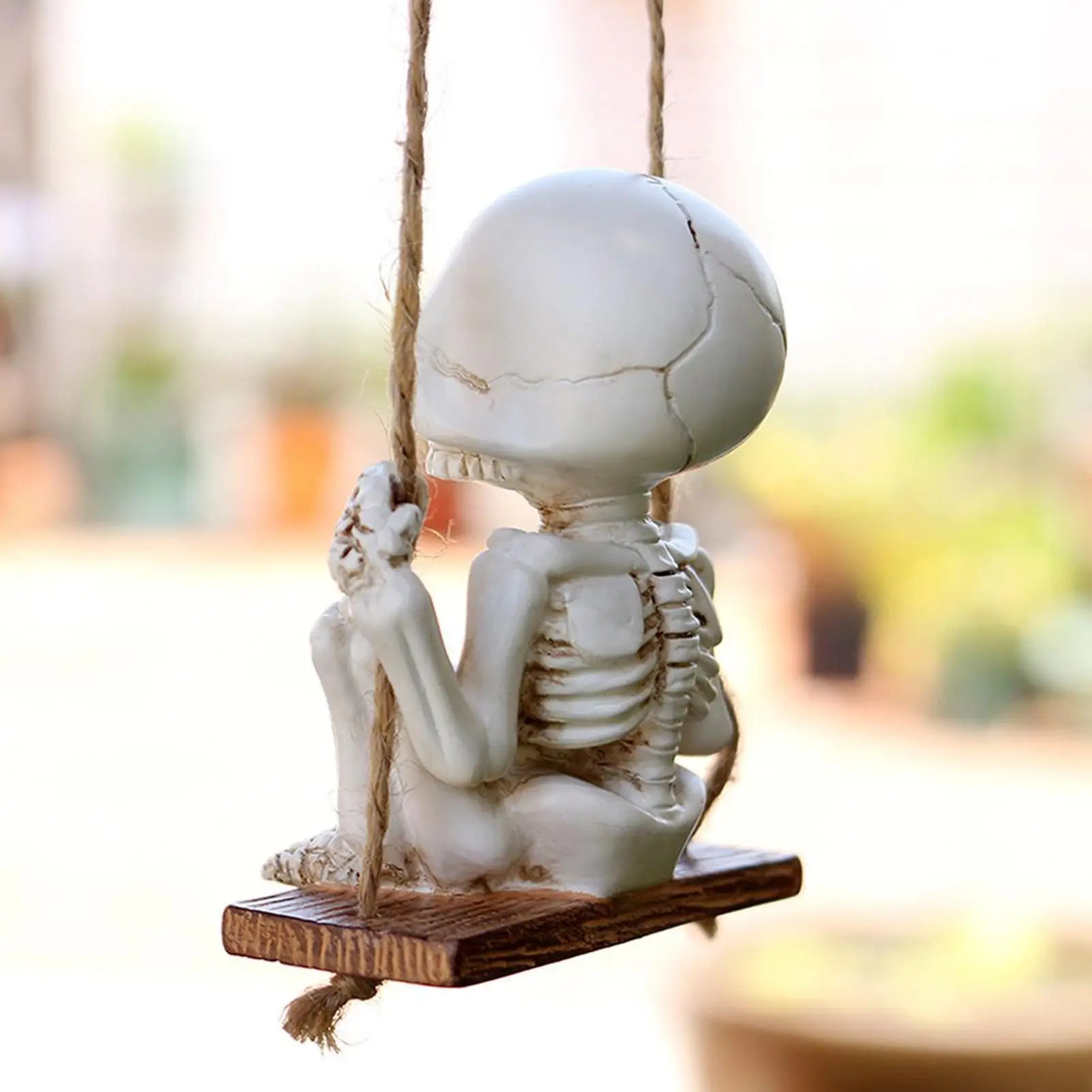 Petit Squelette Décoratif Jardin Dos