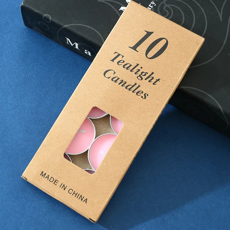 Petites Bougies Décoratives Roses Chic