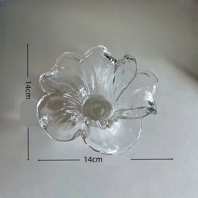 Photophore Mariage Epuré Fleur soignée