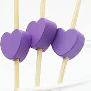 Pic Alimentaire Cœur Violet Festive Design