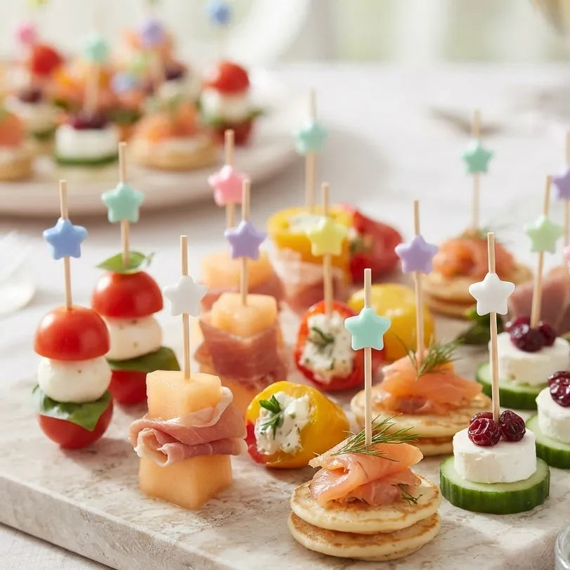 Pic Alimentaire Etoiles Pastel Minimaliste
