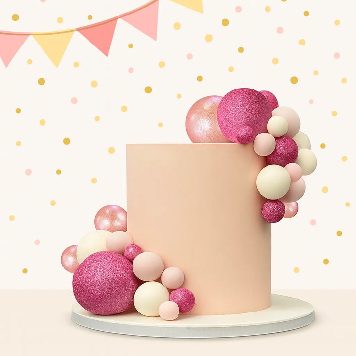 Pics à Gâteau Nuances Roses Chic