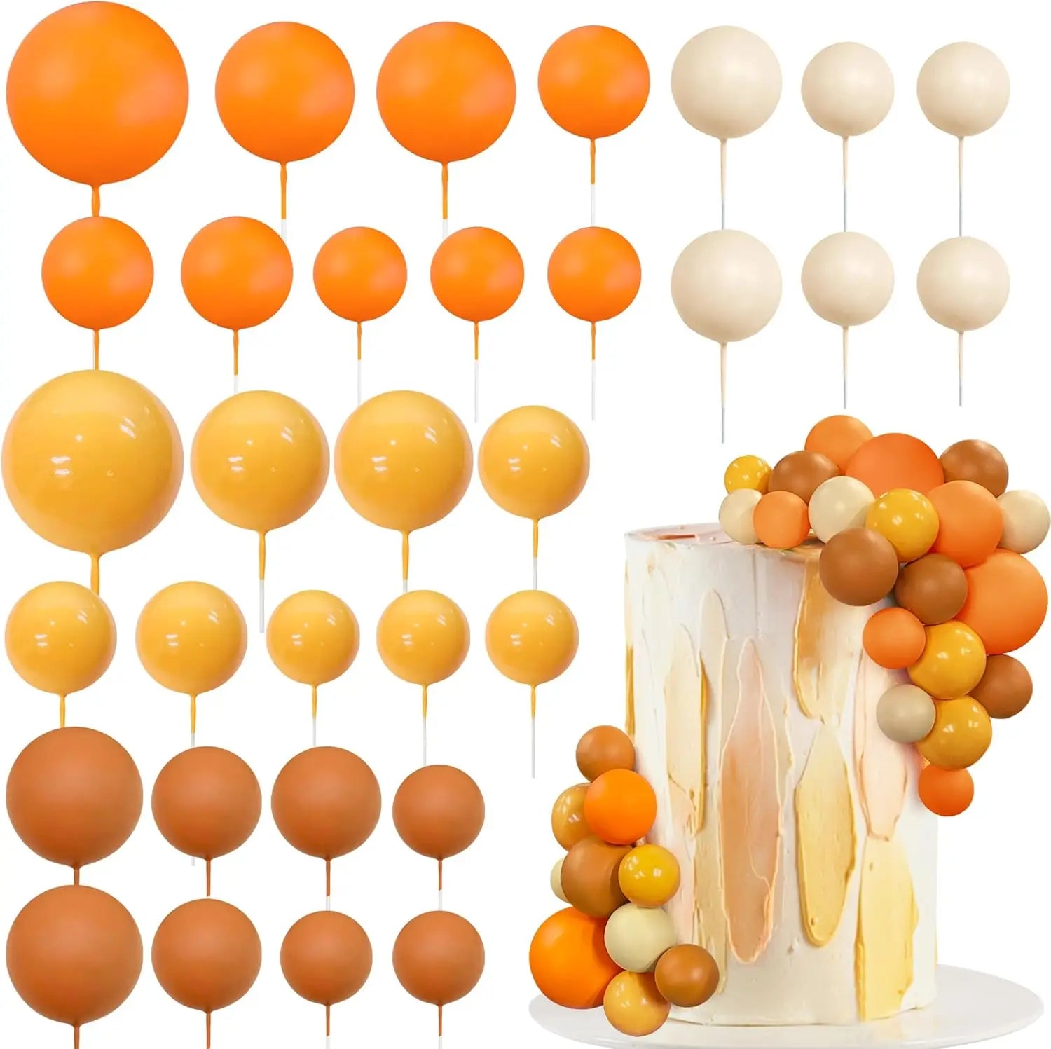 Pics à Gâteau Oranges