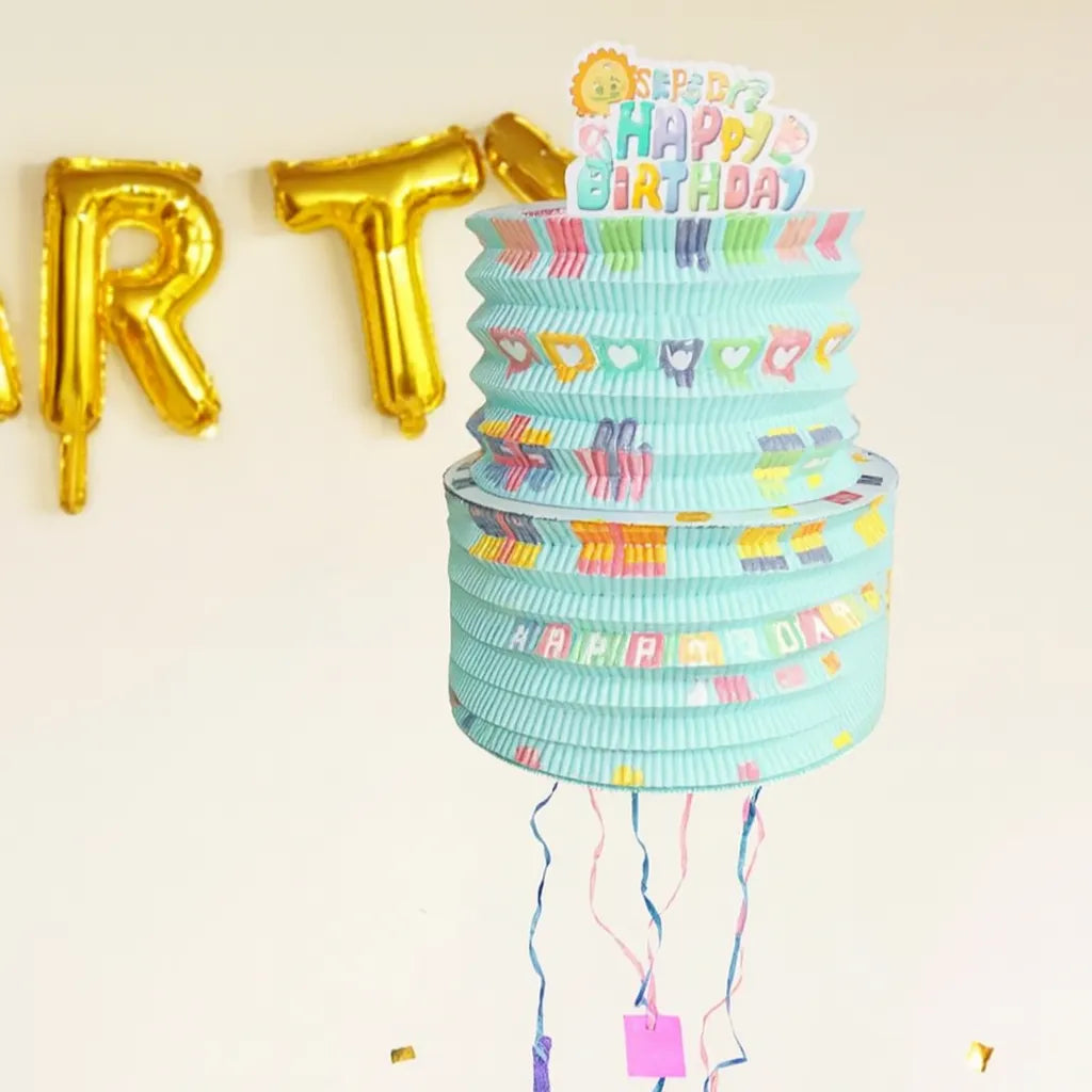 Pinata Anniversaire Bleu Ciel