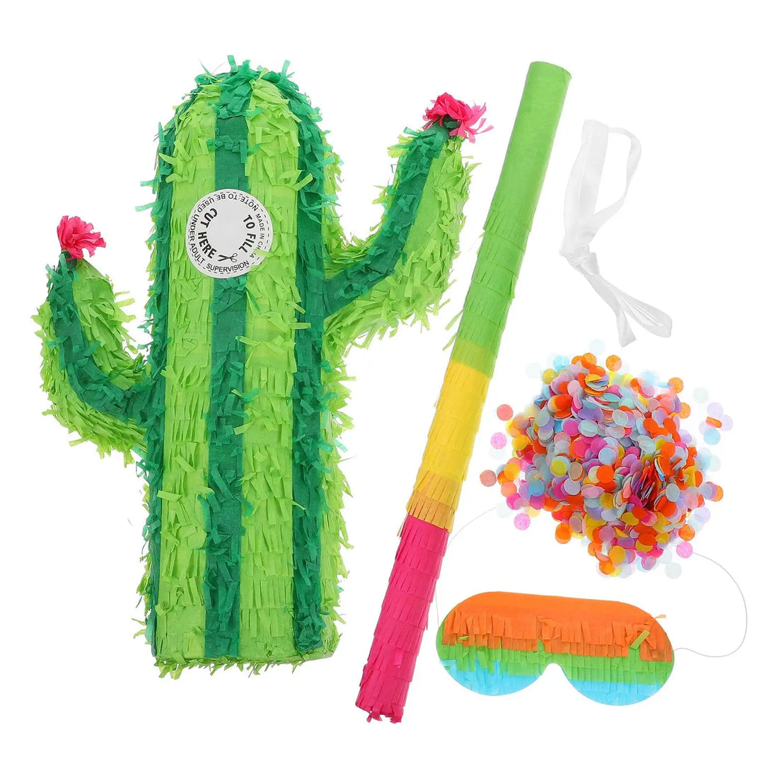 Pinata Anniversaire Cactus Papier 