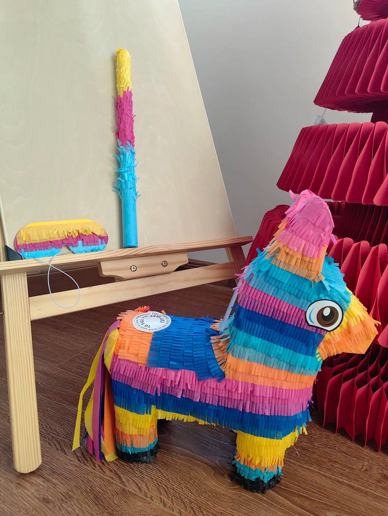 Pinata Anniversaire Âne Multicolore 