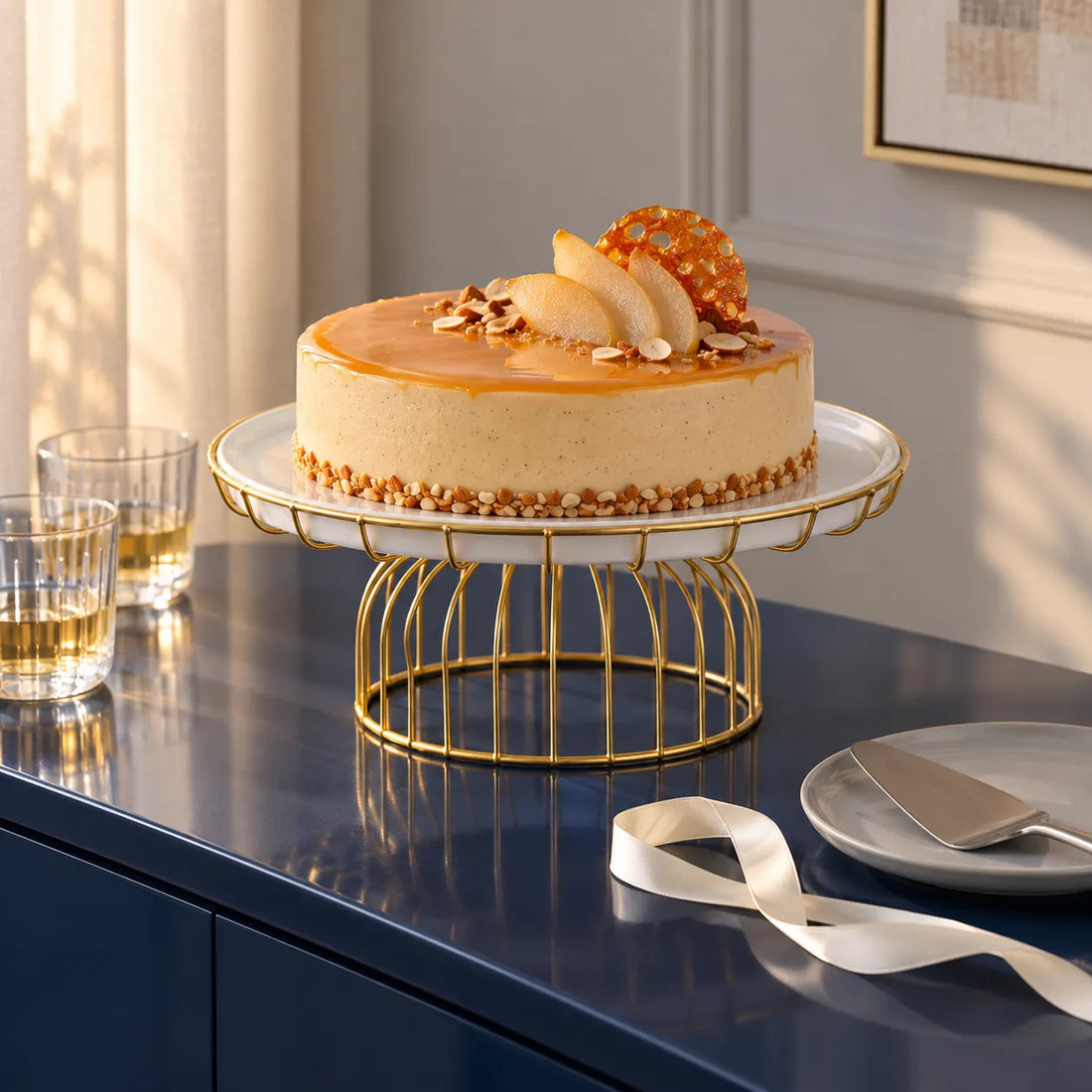 Présentoir à Gâteaux en Fer sublime