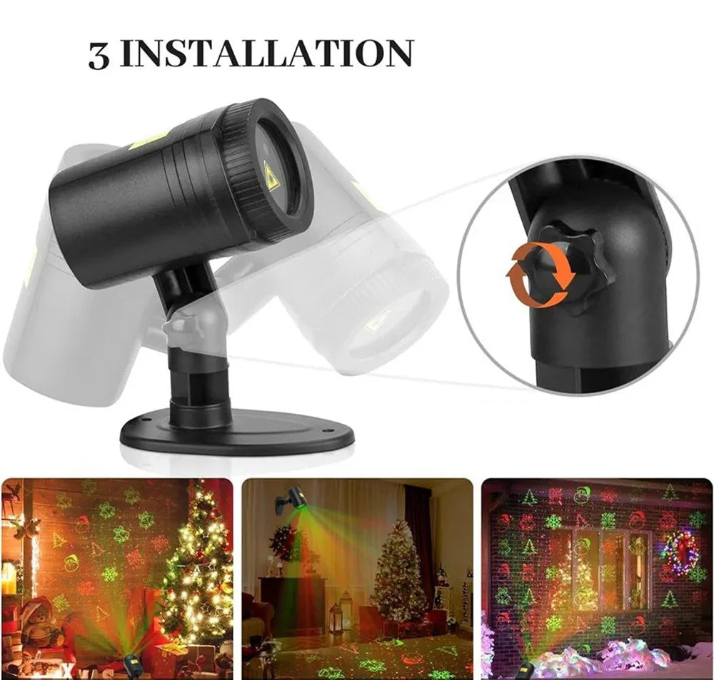 Projecteur Noël IP65 maison