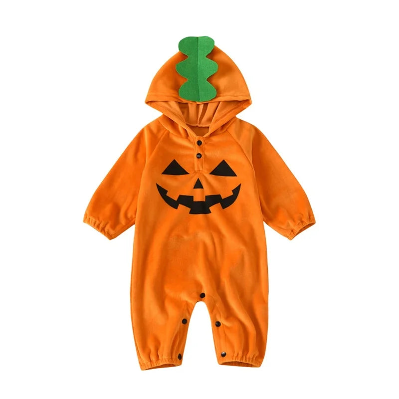 Pyjama Bébé Orange Citrouille