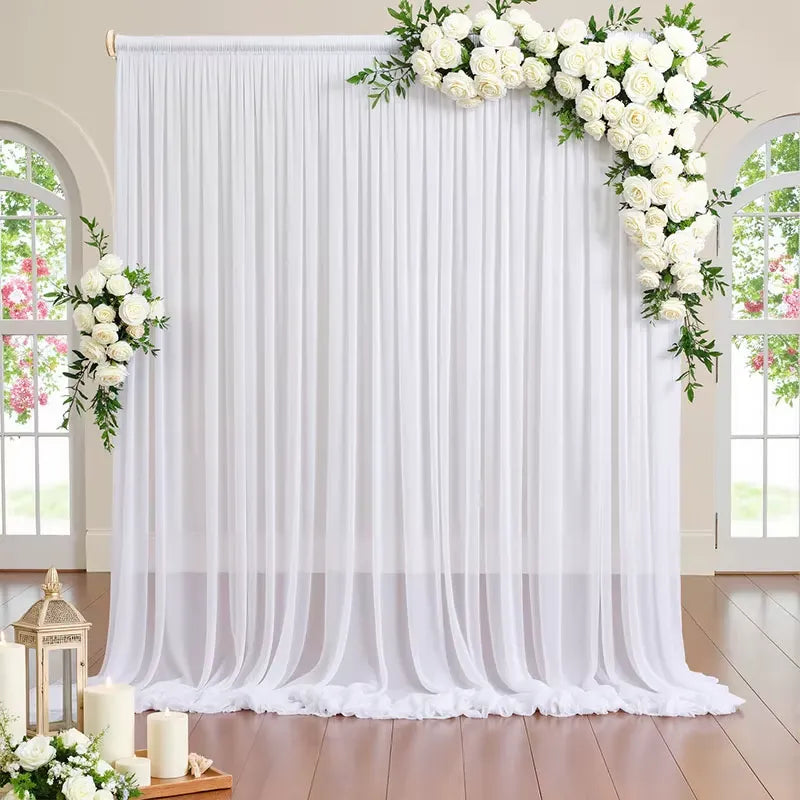 Rideau Blanc Mariage Unique