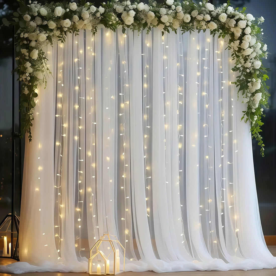 Rideau Mariage Lumineux