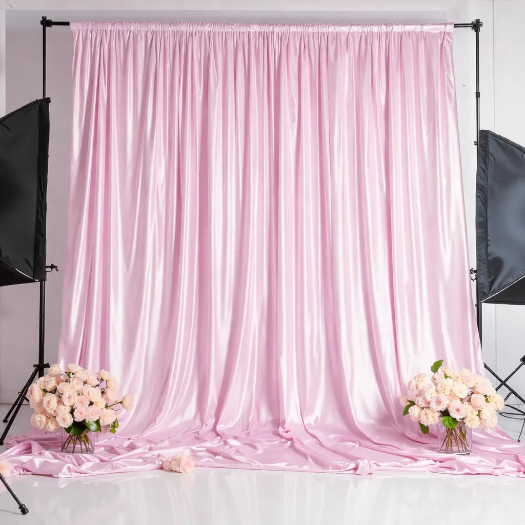 Rideau d’Arrière-Plan Mariage Rose Unique