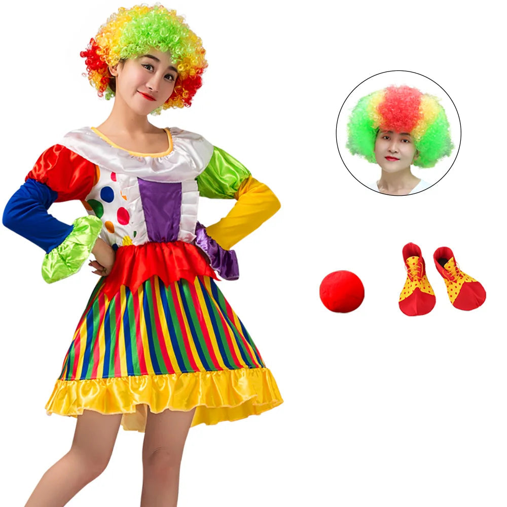 Robe Clown Femme Style Vintage Original