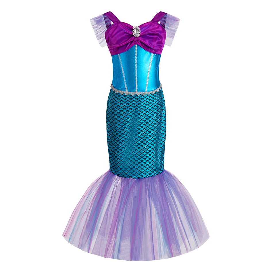 Robe Style Sirène Scintillante stylé