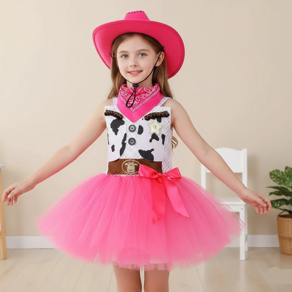 Robe Tutu Cowgirl Design Fille