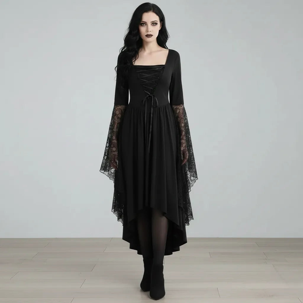 Robe Vampire Halloween Noire