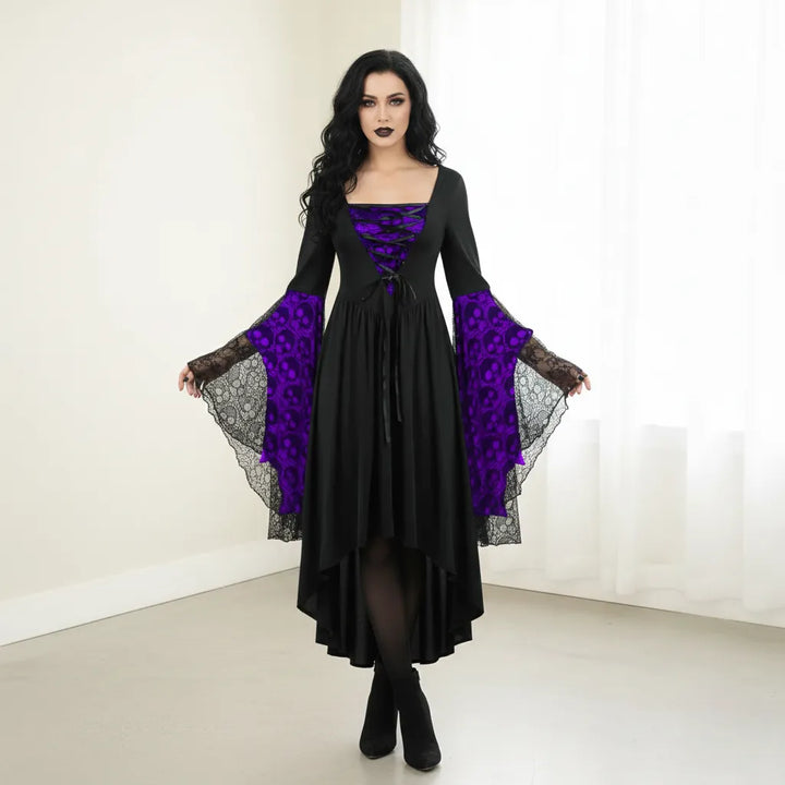 Robe Vampire Noir et Violet