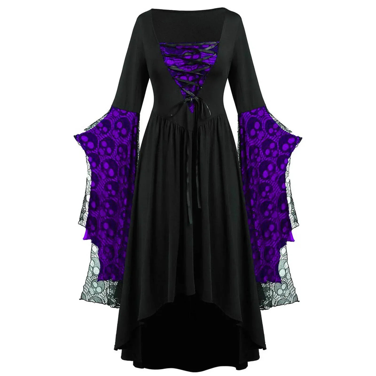 Robe Vampire Noir et Violet Design