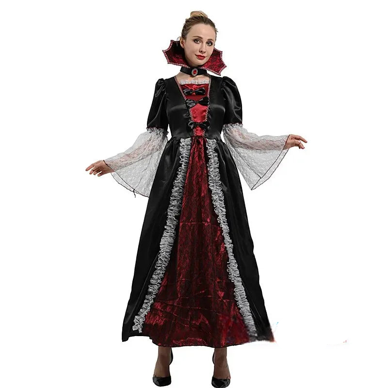 Robe Vampire Rouge et Noire Design