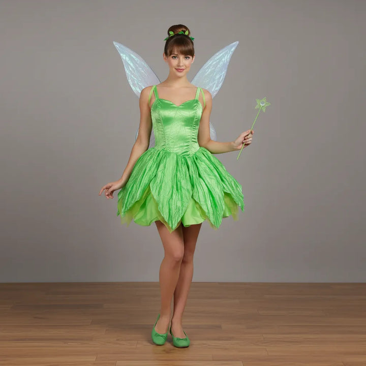 Robe de Fée Verte Stylée